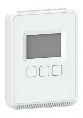 Veris HW2LA2D Wall Humidity Sensor with 3-button LCD, 10k type 2 thermistor-