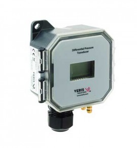 Veris PX3PLX01 Dry Media Digital Pressure Transducer, 0 to 3,000 ft/min, 0 to 15 m/s-