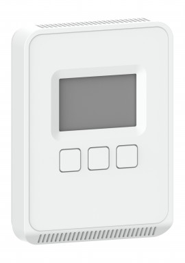 Veris TW2LAXN Wall Temperature Sensor, 1.8 kOhm thermistor, LCD display-