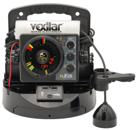 Vexilar PPEL28PV FLX-28 Pro Pack Elite with LI, ProView Ice-Ducer, and Vexilar Lithium Battery-
