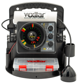 Vexilar PPLI28PV FLX-28 ProPack II LI with ProView Ice-Ducer and Vexilar Lithium Battery-