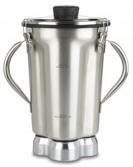 Waring CAC70 Stainless Steel Blender Container with 2 handles, 1 gal-