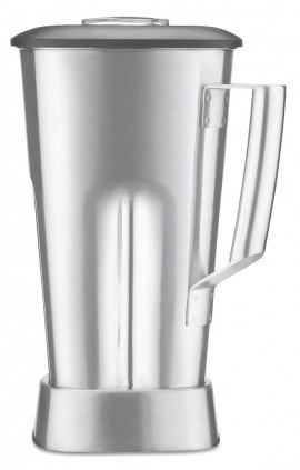 Waring CAC901 Stainless Steel Blender Container with 2-piece lid, 0.5 gal-