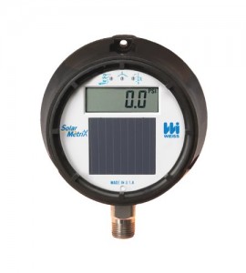 Weiss DUGY3-1000-2L Solar-Powered Pressure Gauge, 1000 psi, &amp;frac12;&amp;quot; NPT-