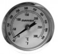 Weksler 2T04-220 Compact Bimetal Dial Thermometer, 0 to 220&amp;deg;F, 4" Stem-