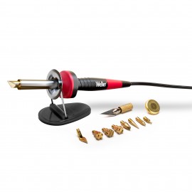 Weller WLIWBK2512A Short Barrel Wood Burning Kit, 15 piece, black-