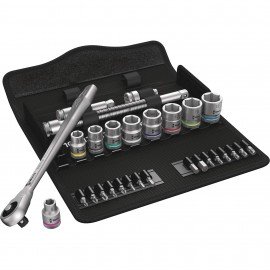 Wera 05004047001 Ratchet Set, 3/8&amp;quot; drive, 29-piece metric-