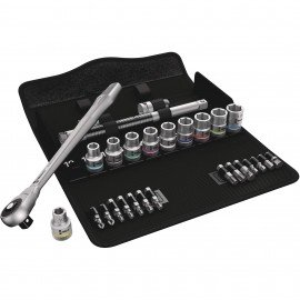 Wera 05004077001 Ratchet Set, 1/2&amp;quot; drive, 28-piece-
