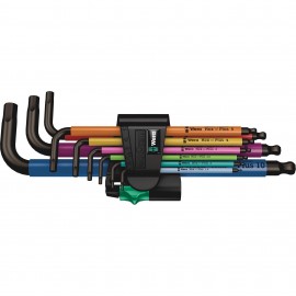 Wera 05073593001 Hex Plus Key Set, Metric, 9-piece-