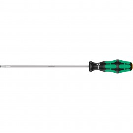 Wera 05110008001 Slotted Screwdriver, 1/4&amp;quot;, 8&amp;quot; shank-