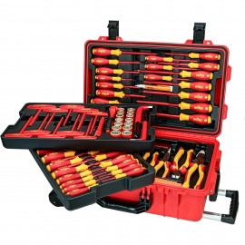 Wiha 32800 Insulated Tools Set, 1000 V, 80-piece-