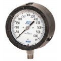 WIKA 233.34 Pressure Gauge, 0/200 psi/kpa, 4.5&amp;quot; dial, &amp;frac12;&amp;quot; NPT lower mount, black thermoplastic-