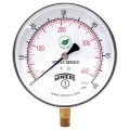 Winters PCT322LF Lead Free Contractor Gauge, 4.5&quot; Dial, 0/60 PSI/KPA, 1/4&quot; NPT LM-