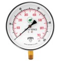 Winters PCT323LF Lead Free Contractor Gauge, 4.5&quot; Dial, 0/100 PSI/KPA, 1/4&quot; NPT LM-