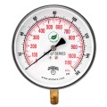 Winters PCT324LF Lead Free Contractor Gauge, 4.5" Dial, 0/160 PSI/KPA, 1/4" NPT LM-