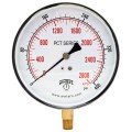 Winters PCT327 Contractor Gauge, 4.5&amp;quot; Dial, 0-400 PSI/KPA, 1/4&amp;quot; Bottom-