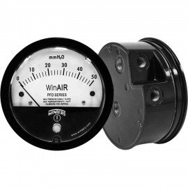 Winters PFD40013 WinAIR Differential Gauge, 0/2&quot; H&amp;#8322;O, 4&quot; dial-
