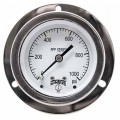 Winters PFP3790 Premium Stainless-Steel Liquid Filled Pressure Gauge for panel mounting, 0/1,500 psi/kPa-