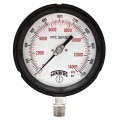 Winters PPC5070 Process Gauge, 0-1000 psi/kPa, 1/2&amp;quot; NPT Bottom Connection-
