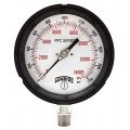 Winters PPC5443 Process Gauge, 30&amp;quot;-0-100 psi/kPa, 1/2&amp;quot; NPT Back Connection-
