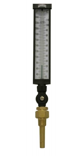 Winters TIM100 Industrial 9&amp;quot; Thermometer, 3.5&amp;quot; Valox Case, 30 to 240&amp;deg;F (0 to 115&amp;deg;C)-