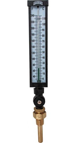 Winters TIM100LF Industrial 9&amp;quot; Lead-Free Thermometer, 3.5&amp;quot; Valox Case, 30 to 240&amp;deg;F (0 to 115&amp;deg;C)-