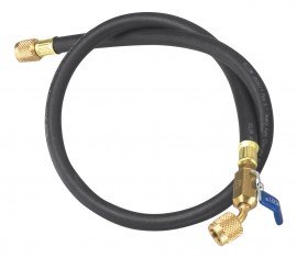 Yellow Jacket 15096 HCA-96 96&amp;quot; Heavy Duty Hose with HCA straight x angle, PLUS II&amp;trade;, 1/4&amp;quot;-