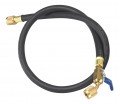 Yellow Jacket 15112 HCA-144 12′ Heavy Duty Hose with HCA straight x angle, PLUS II&amp;trade;, 1/4&amp;quot;-