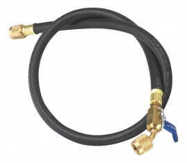 Yellow Jacket 15218 HCL-18 18&amp;quot; Heavy Duty Hose with HCL straight x 90&amp;deg;, PLUS II&amp;trade;, 1/4-