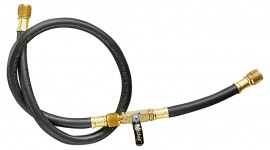 Yellow Jacket 15712 BC-144 12′ Heavy Duty Hose, 3/8&amp;quot; straight x 3/8&amp;quot; straight, PLUS II&amp;trade;, 3/8&amp;quot;-