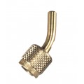 Yellow Jacket 19083 Vacuum Fitting with CH20 gasket, 1/4&amp;quot; 45&amp;deg; Female fl.-