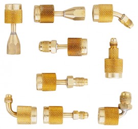 Yellow Jacket 19109 Coupler, 1/4&amp;quot; SealRight&amp;trade; Str. x 1/4&amp;quot; Male flare, R-12-