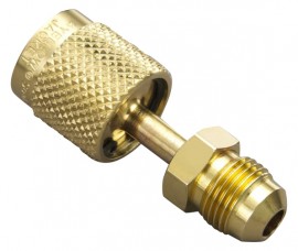 Yellow Jacket 19117 Quick Coupler, 1/4&amp;quot; SealRight&amp;trade; Str. x 3/8&amp;quot; Male flare-