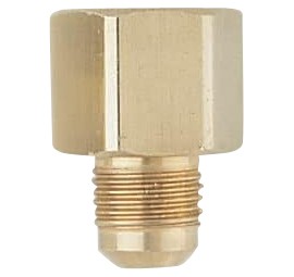 Yellow Jacket 19133 Reducing Adapter, 3/8&amp;quot; Female fl. to 1/2&amp;quot; Male fl.-