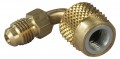 Yellow Jacket 19202 4826 Quick Coupler, 1/4&amp;quot; Female 90&amp;deg; x 3/8&amp;quot; Male flare-