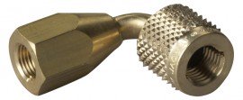 Yellow Jacket 19210 4822P Quick Coupler, 1/4&amp;quot; Female 90&amp;deg; x 1/8&amp;quot; NPT Female-
