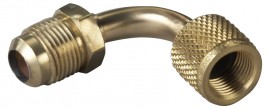 Yellow Jacket 19214 6828 Quick Coupler, 3/8&amp;quot; Female 90&amp;deg; x 1/2&amp;quot; Male flare-