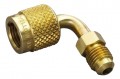 Yellow Jacket 19221 Quick Coupler, 5/16&amp;quot; 90&amp;deg; x 1/4&amp;quot; Male flare-