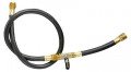 Yellow Jacket 19712 BCB-144 12′ Heavy Duty Hose, 3/8&amp;quot; straight x 3/8&amp;quot; 45&amp;deg;, PLUS II&amp;trade;, 3/8&amp;quot;-
