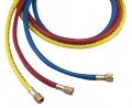 Yellow Jacket 20599 BSA-1200 100′ Yellow Charging Hose, 1/4&amp;quot; straight x 1/4&amp;quot; 45&amp;deg;, PLUS II&amp;trade; “B”-