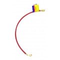 Yellow Jacket 21660 HAV-60 60&amp;quot; Red Charging Hose, HAV standard fitting, PLUS II&amp;trade; 1/4&amp;quot;-