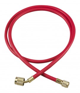 Yellow Jacket 22712 HAVS-144 12' Red Hose with SealRight fitting, PLUS II&amp;trade;, 1/4&amp;quot;-
