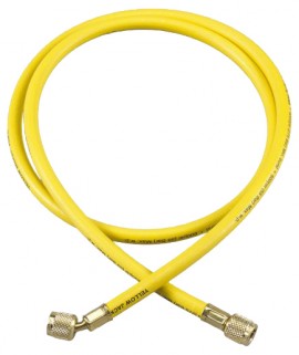Yellow Jacket 25048 HAVBV-48 48&amp;quot; Yellow Hose with FlexFlow valve, PLUS II&amp;trade; 1/4&amp;quot;-