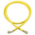 Yellow Jacket 25048 HAVBV-48 48&amp;quot; Yellow Hose with FlexFlow valve, PLUS II&amp;trade; 1/4&amp;quot;-