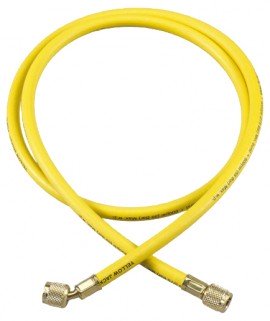 Yellow Jacket 25060 HAVBV-60 60&amp;quot; Yellow Hose with FlexFlow valve, PLUS II&amp;trade; 1/4&amp;quot;-