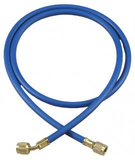 Yellow Jacket 25375 HAVBV-900 75' Blue Hose with FlexFlow valve, PLUS II&amp;trade; 1/4&amp;quot;-