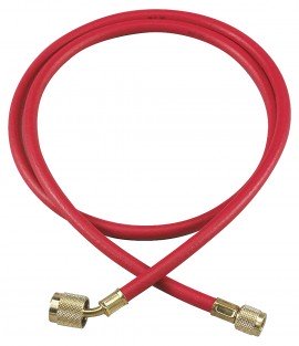 Yellow Jacket 25696 HAVBV-96 96&amp;quot; Red Hose with FlexFlow valve, PLUS II&amp;trade; 1/4&amp;quot;-