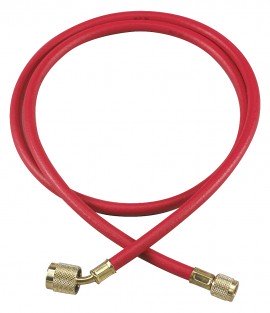 Yellow Jacket 25750 HAVBV-600 50&#039; Red Hose with FlexFlow valve, PLUS II&amp;trade; 1/4&amp;quot;-