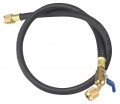 Yellow Jacket 25848 HCABV-48 48&amp;quot; Heavy Duty Hose with FlexFlow, PLUS II&amp;trade; 1/4&amp;quot;-