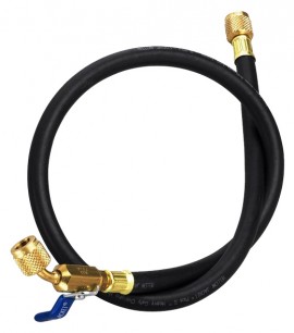 Yellow Jacket 25912 HCABV-144 12&#039; Heavy Duty Hose with FlexFlow, PLUS II&amp;trade; 1/4&amp;quot;-